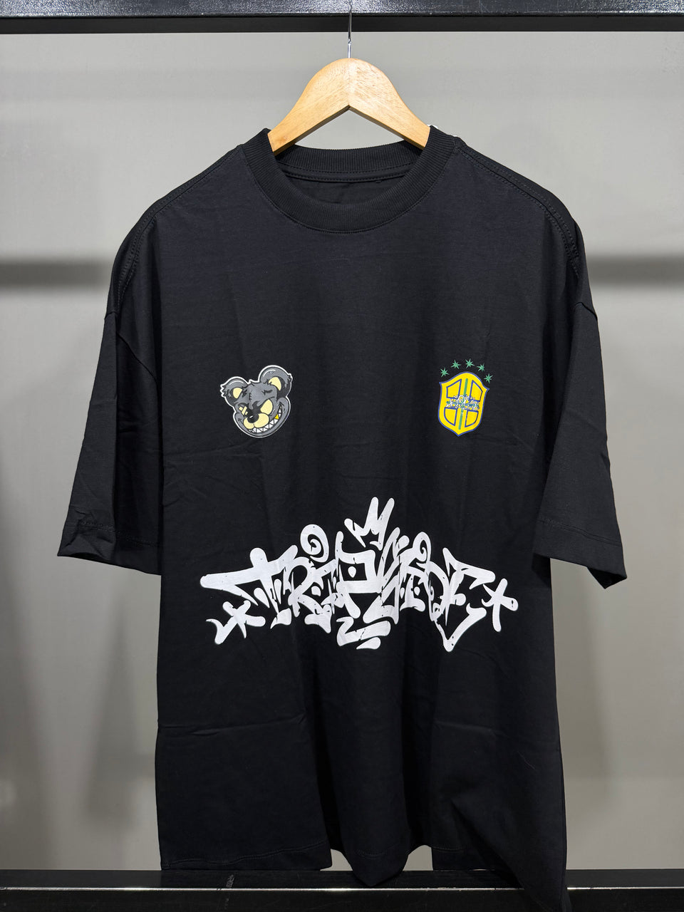 Camisa Over Street TS - Preta