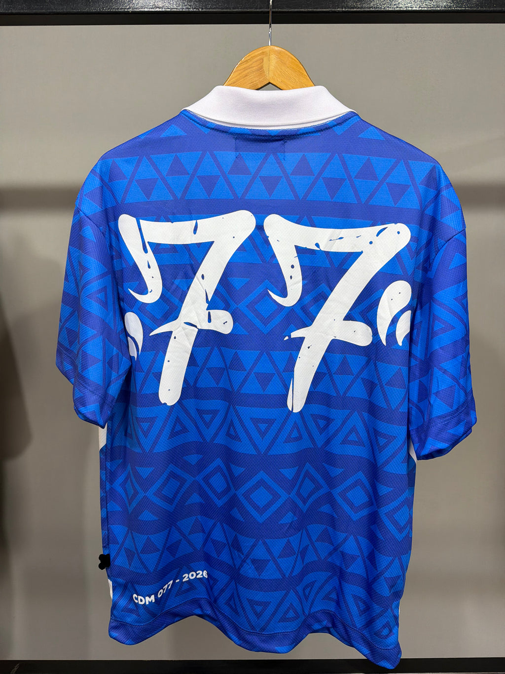 Camisa Polo Recortada over brasil TS - Azul