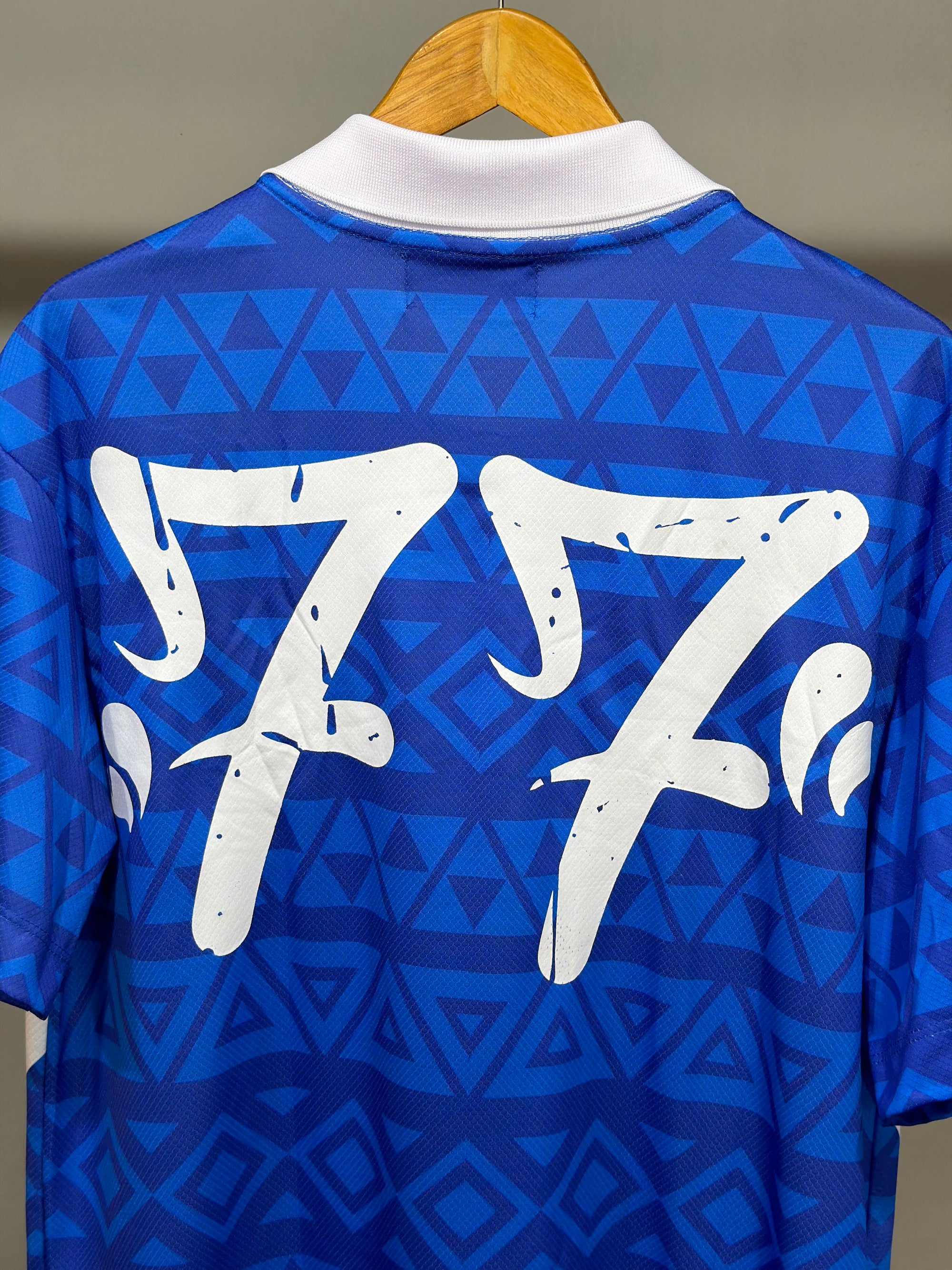 Camisa Polo Recortada over brasil TS - Azul