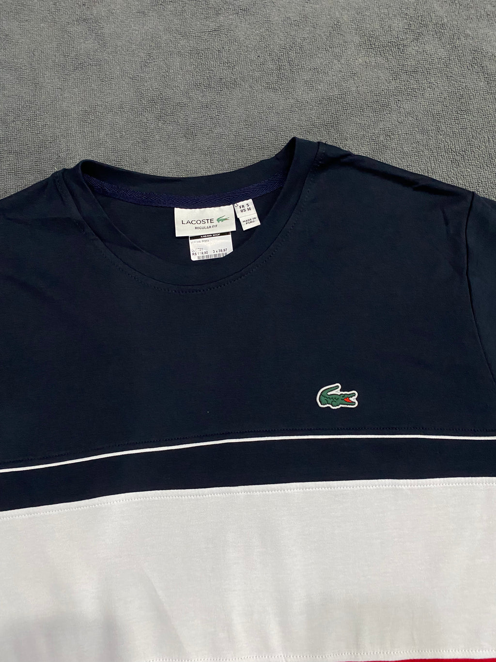 CAMISETA MALHA PIMA LCST TRI COLOR