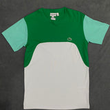 CAMISETA MALHA PIMA LCST - VERDE/BRANCA