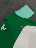 CAMISETA MALHA PIMA LCST - VERDE/BRANCA