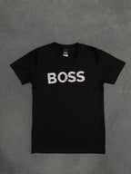 CAMISETA MALHA PIMA BOSS - PRETA
