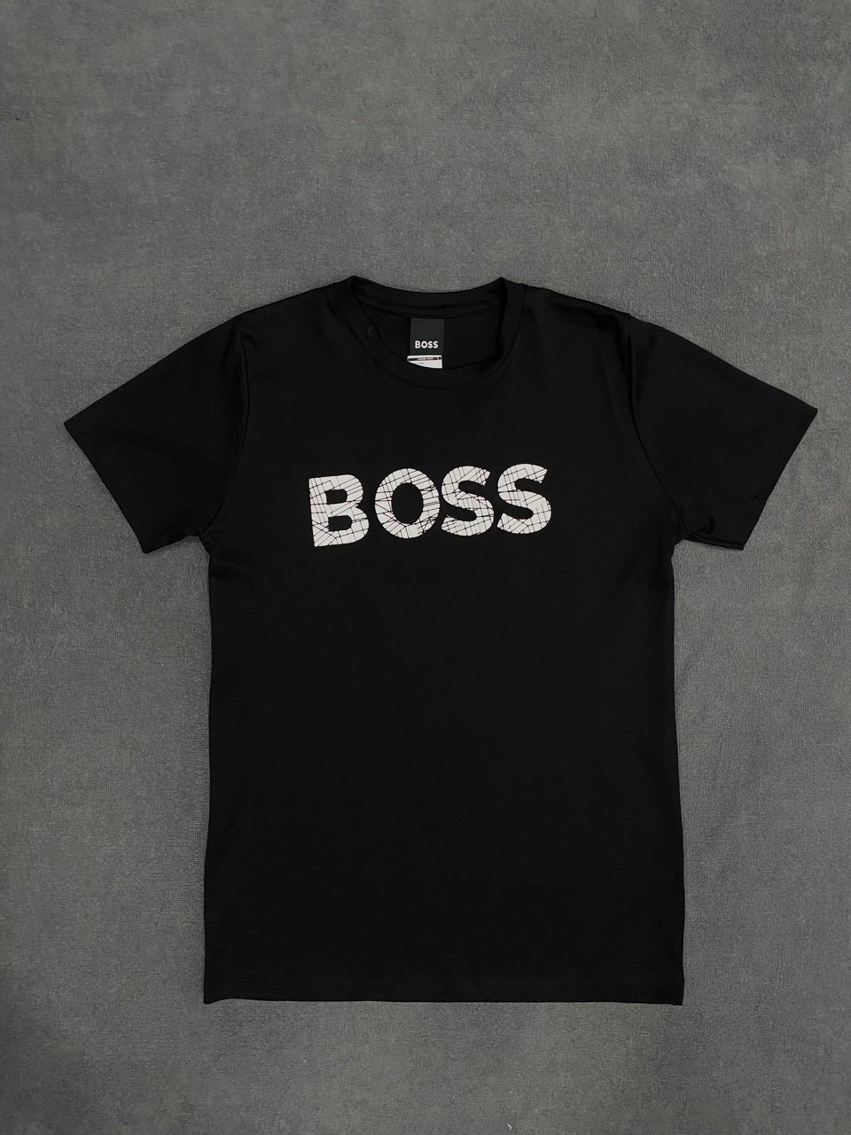 CAMISETA MALHA PIMA BOSS - PRETA