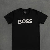 CAMISETA MALHA PIMA BOSS - PRETA
