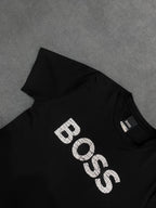 CAMISETA MALHA PIMA BOSS - PRETA