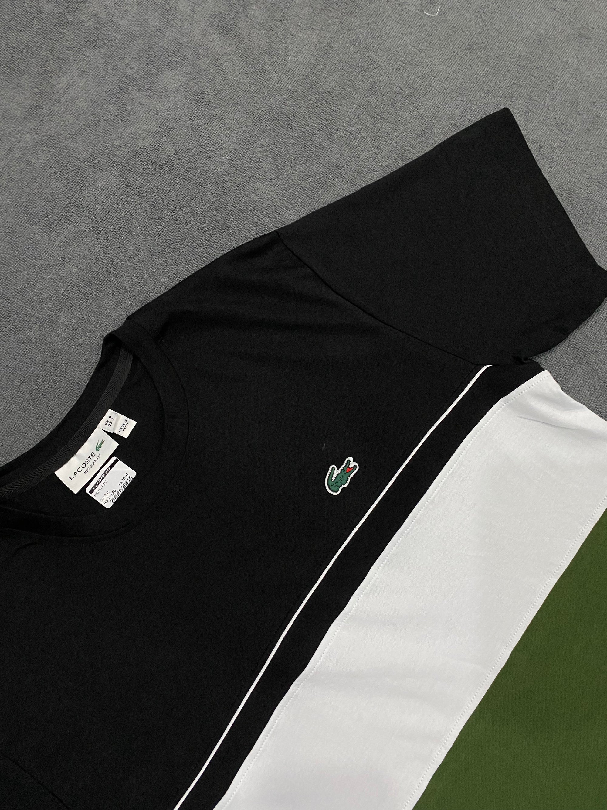 CAMISETA MALHA PIMA LCST TRI COLOR