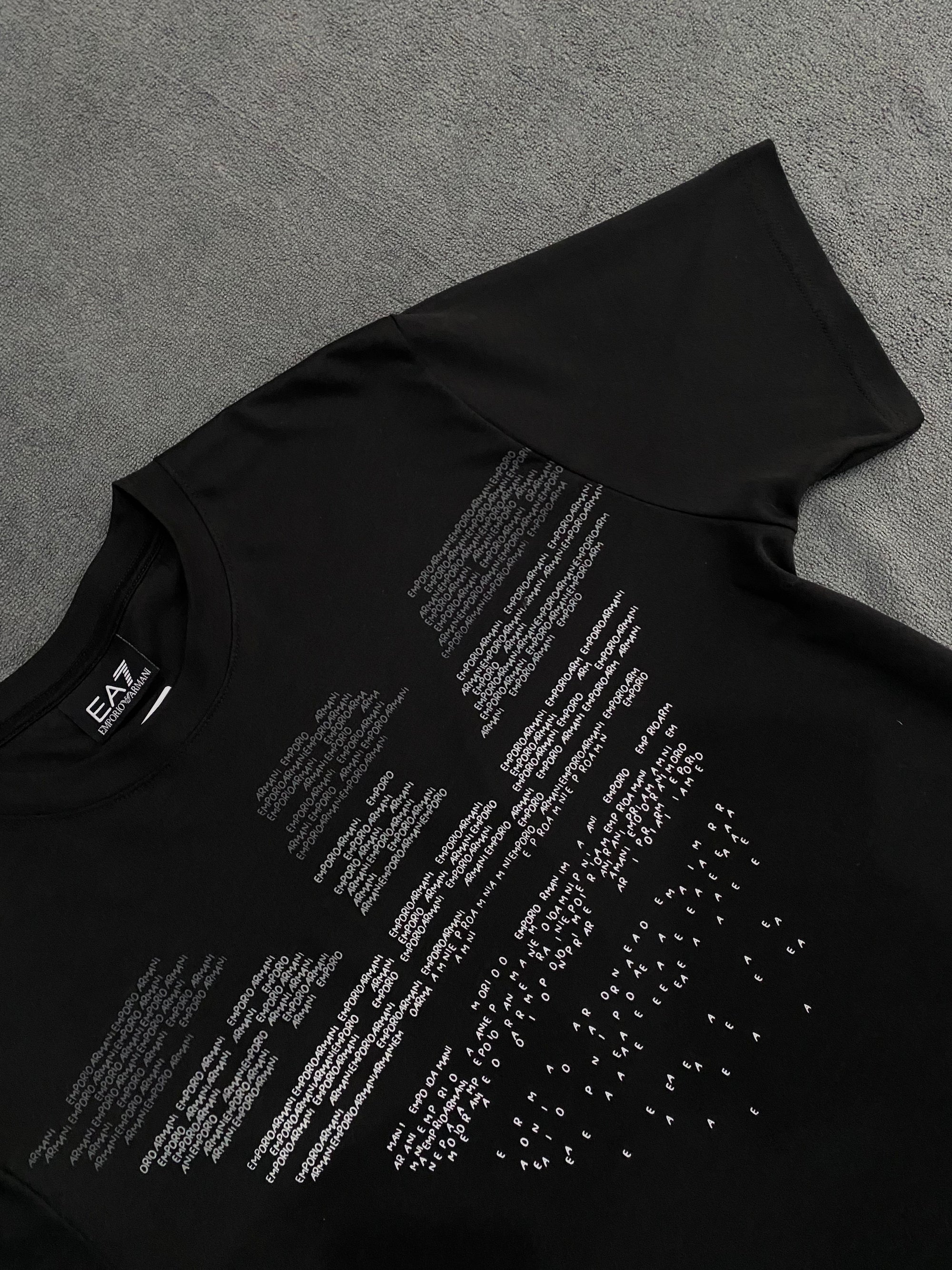 CAMISETA MALHA PIMA ARMANI - PRETA