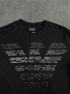 CAMISETA MALHA PIMA ARMANI - PRETA