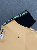 CAMISETA MALHA PIMA LCST - BEGE/PRETA