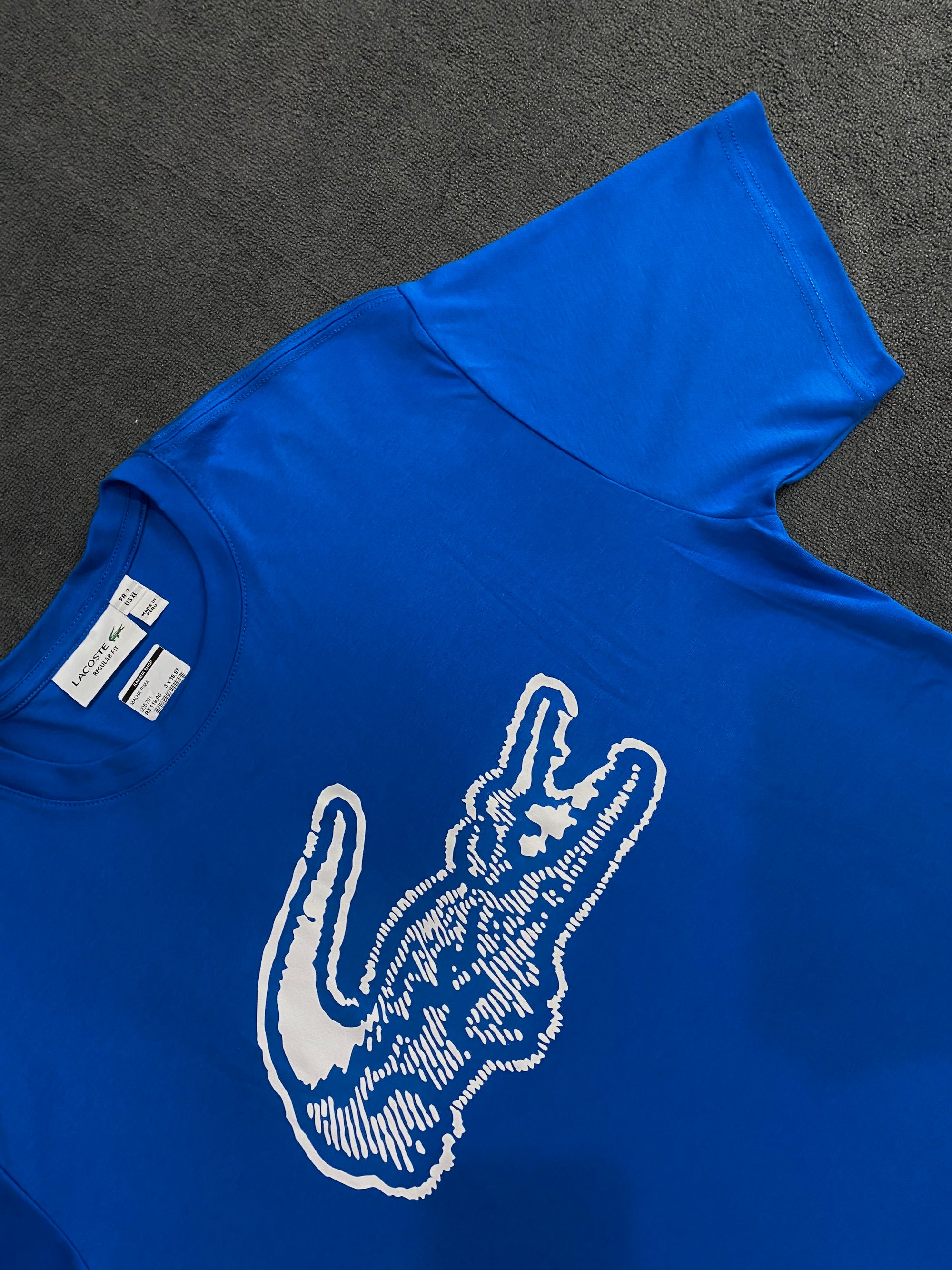 CAMISETA MALHA PIMA LCST - AZUL
