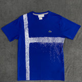CAMISETA MALHA PIMA LCST - AZUL/BRANCO