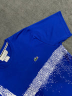 CAMISETA MALHA PIMA LCST - AZUL/BRANCO