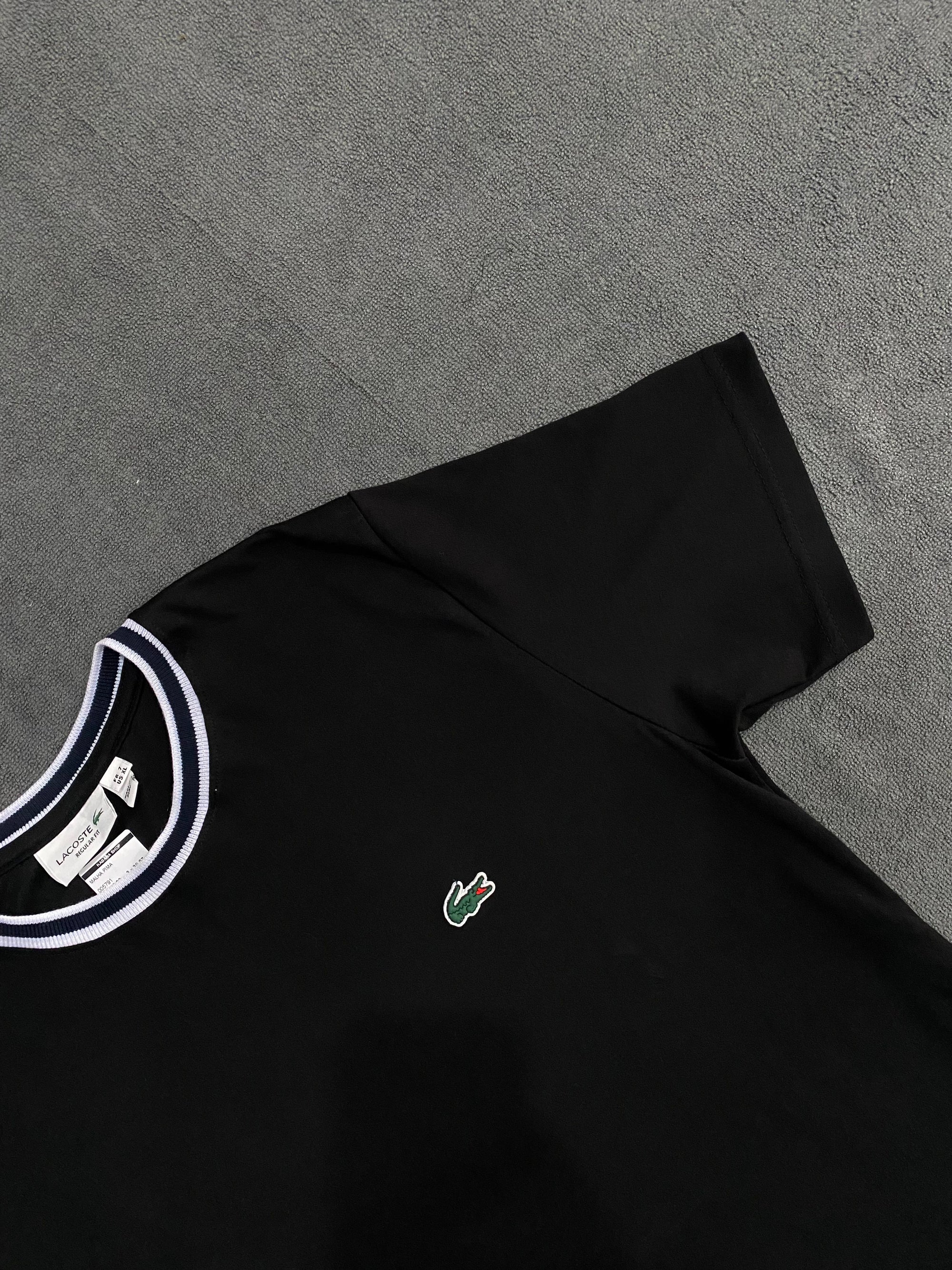 CAMISETA MALHA PIMA LCST - PRETA