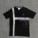 CAMISETA MALHA PIMA LCST - PRETA/BRANCA