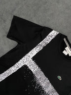 CAMISETA MALHA PIMA LCST - PRETA/BRANCA