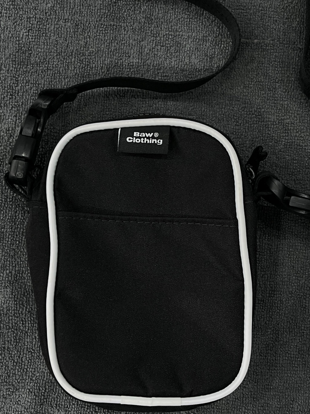 SHOULDER BAG BAW - PRETA/AZUL