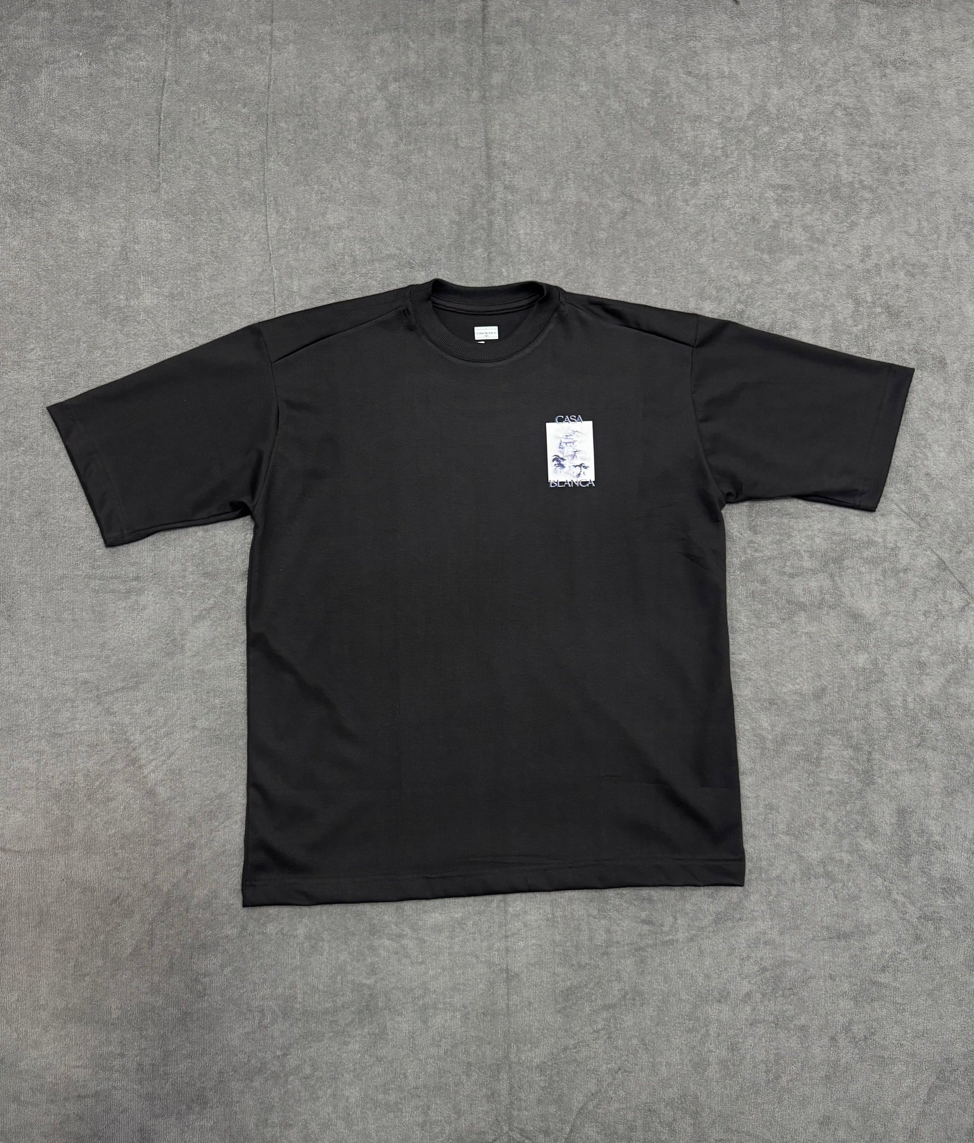 CAMISETA OVERSIZED CASA BLANCA - PRETA