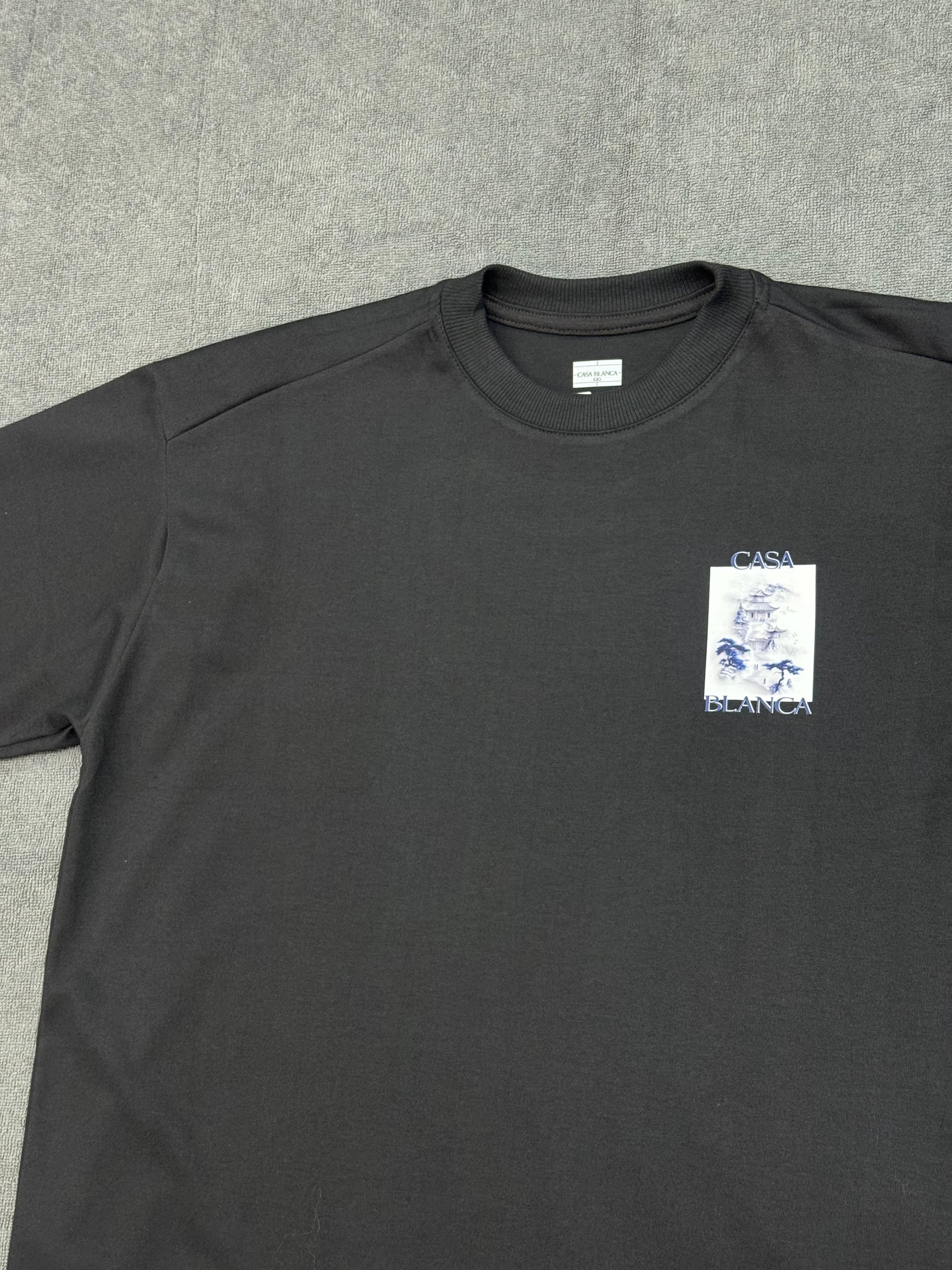 CAMISETA OVERSIZED CASA BLANCA - PRETA