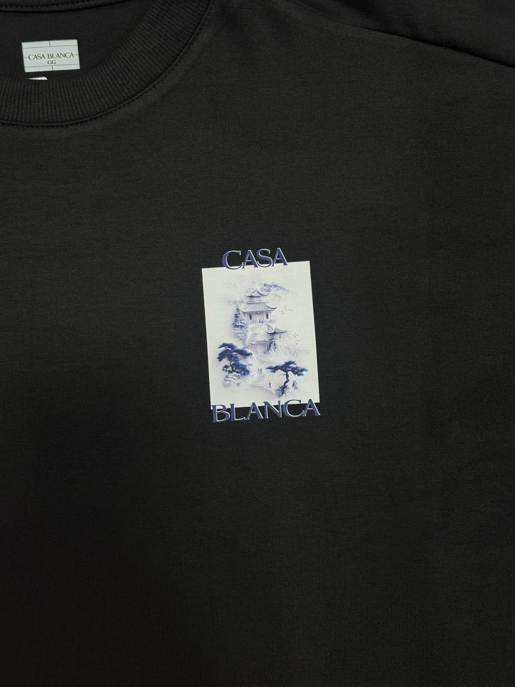 CAMISETA OVERSIZED CASA BLANCA - PRETA