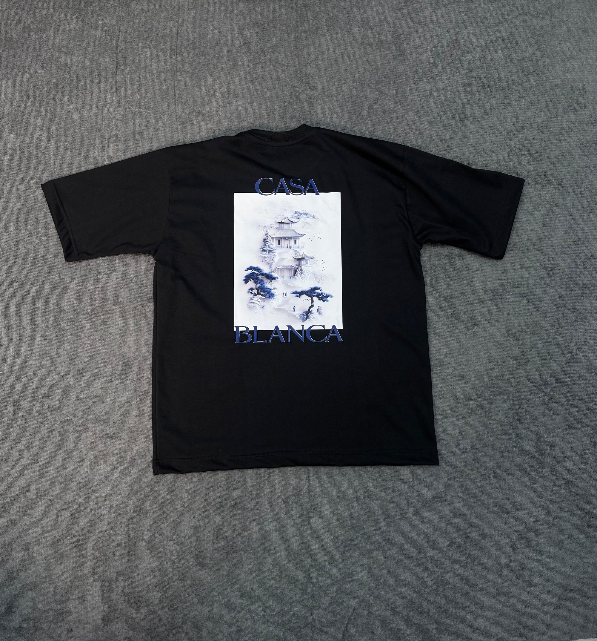 CAMISETA OVERSIZED CASA BLANCA - PRETA