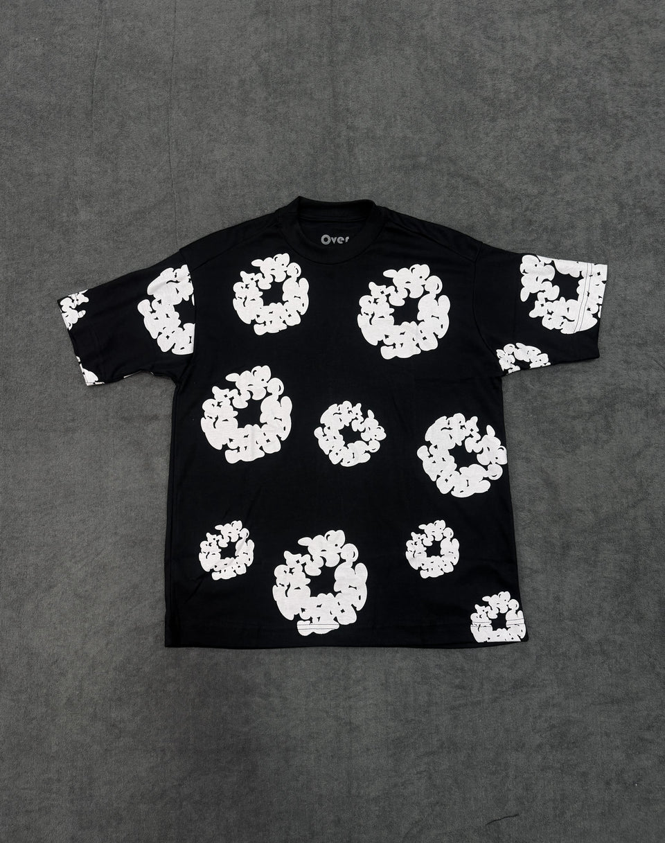 CAMISETA OVERSIZED DENIM TEARS - PRETA