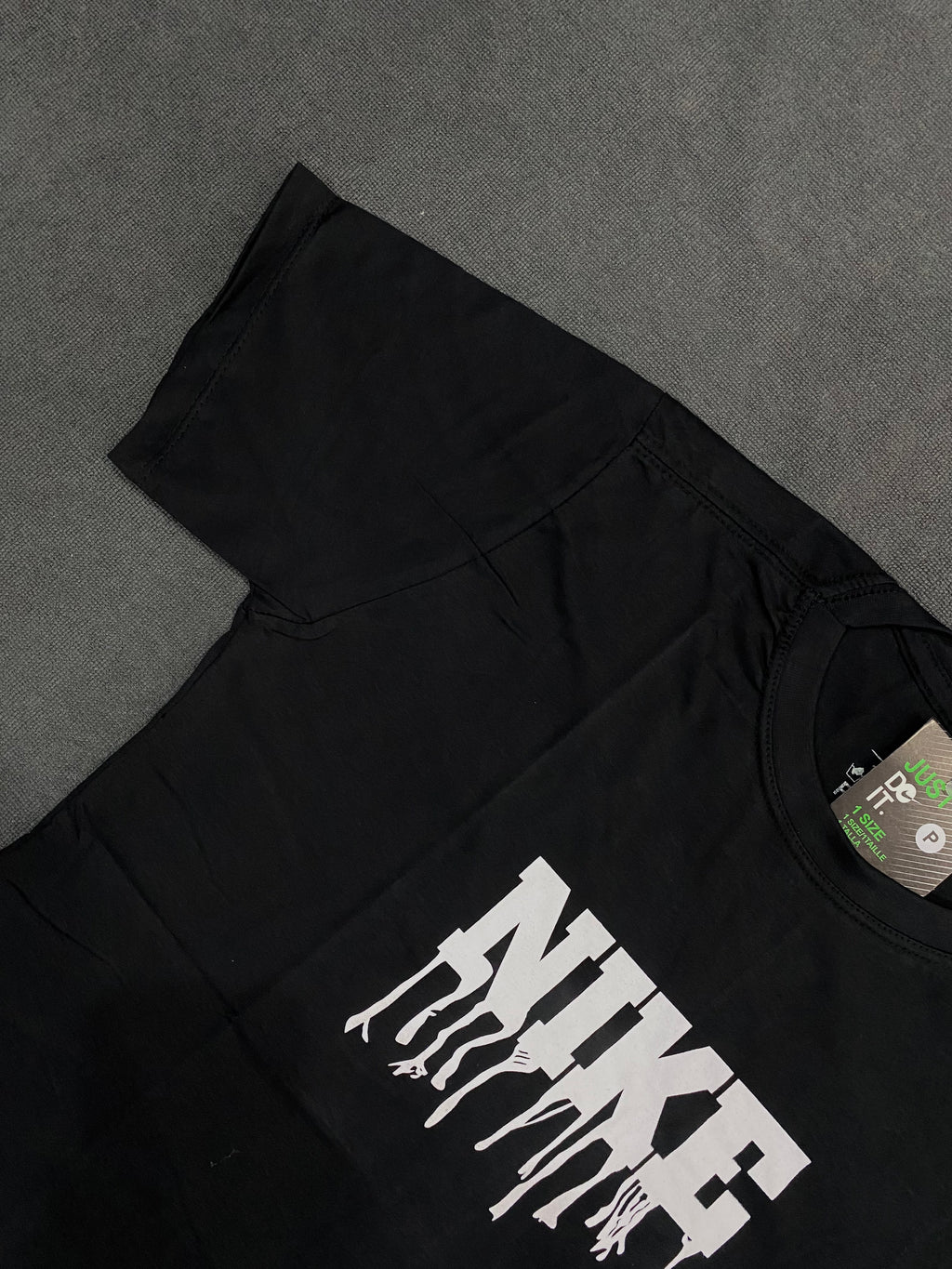 CAMISETA NK DOUBLE LOGO - PRETA