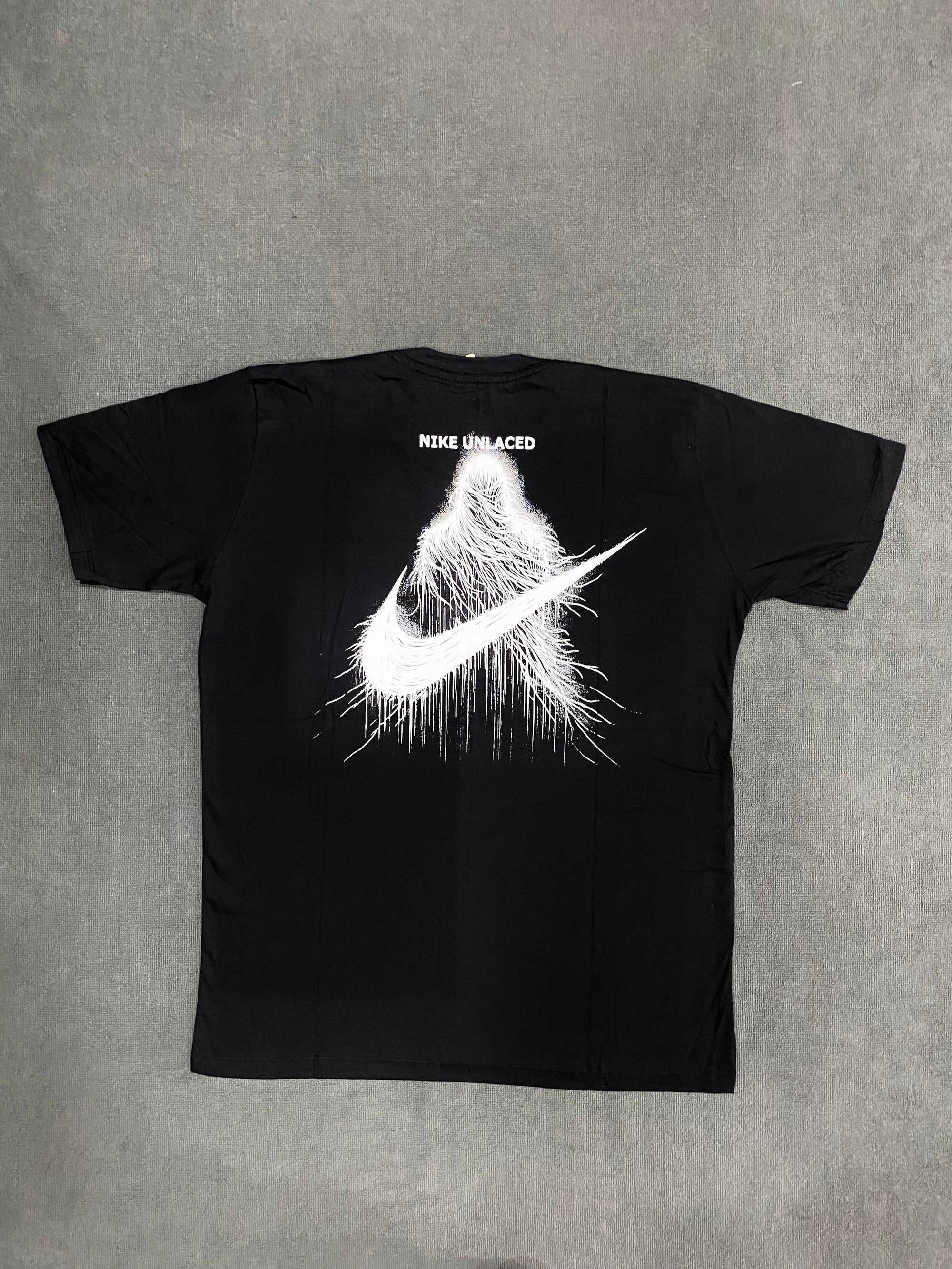 CAMISETA NK DOUBLE LOGO - PRETA