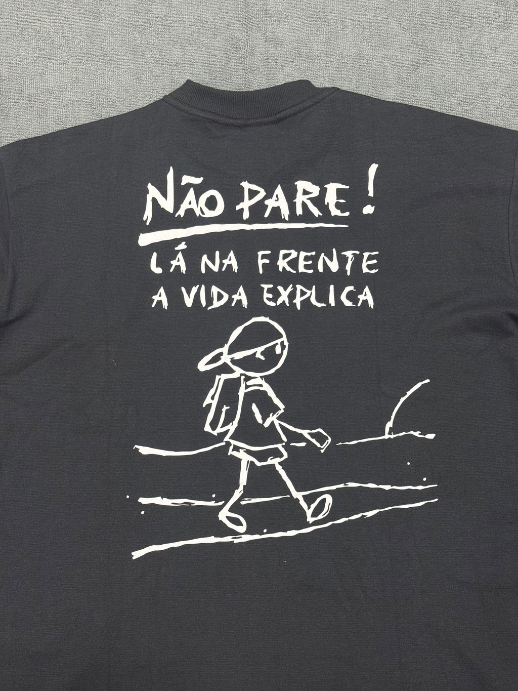 CAMISETA OVERSIZED NK NÃO PARE - PRETA