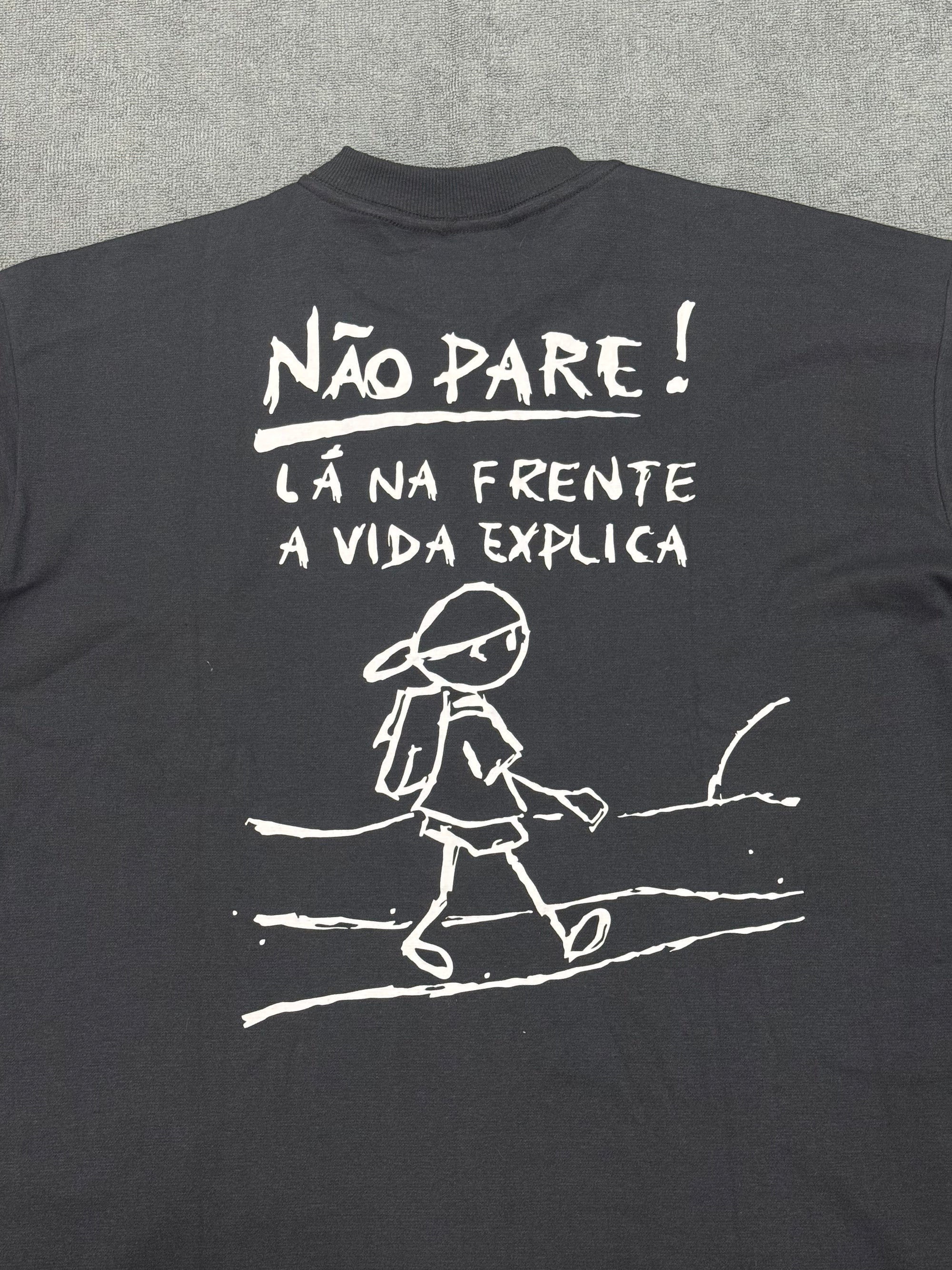 CAMISETA OVERSIZED NK NÃO PARE - PRETA