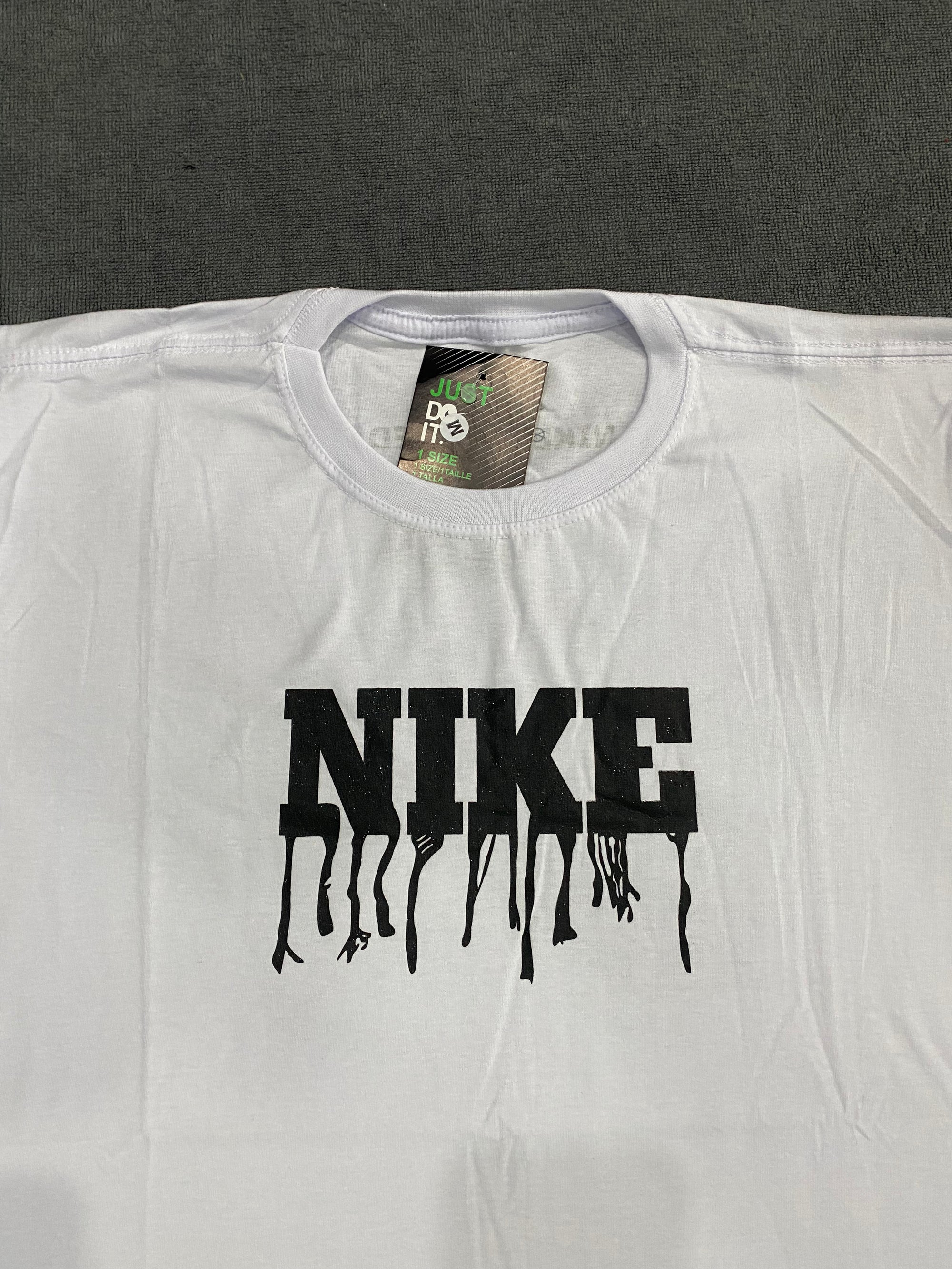 CAMISETA NK DOUBLE LOGO - BRANCA