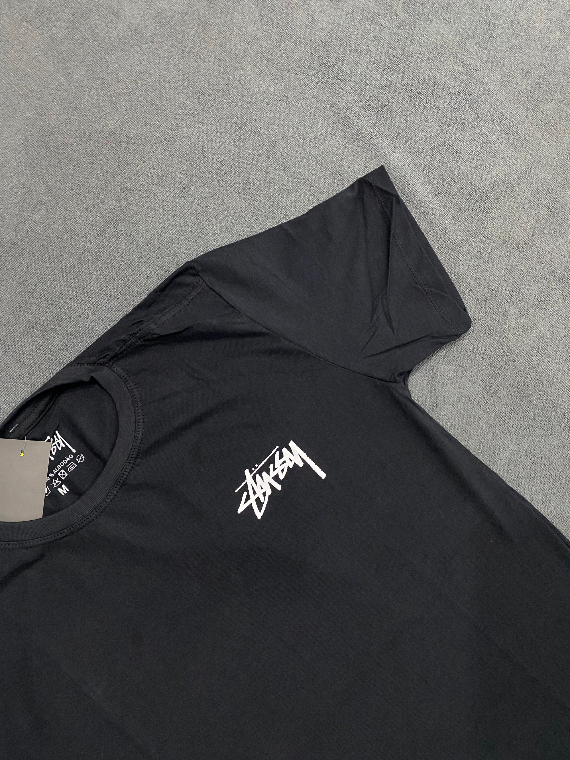 CAMISETA STUSSY LOGO - PRETA