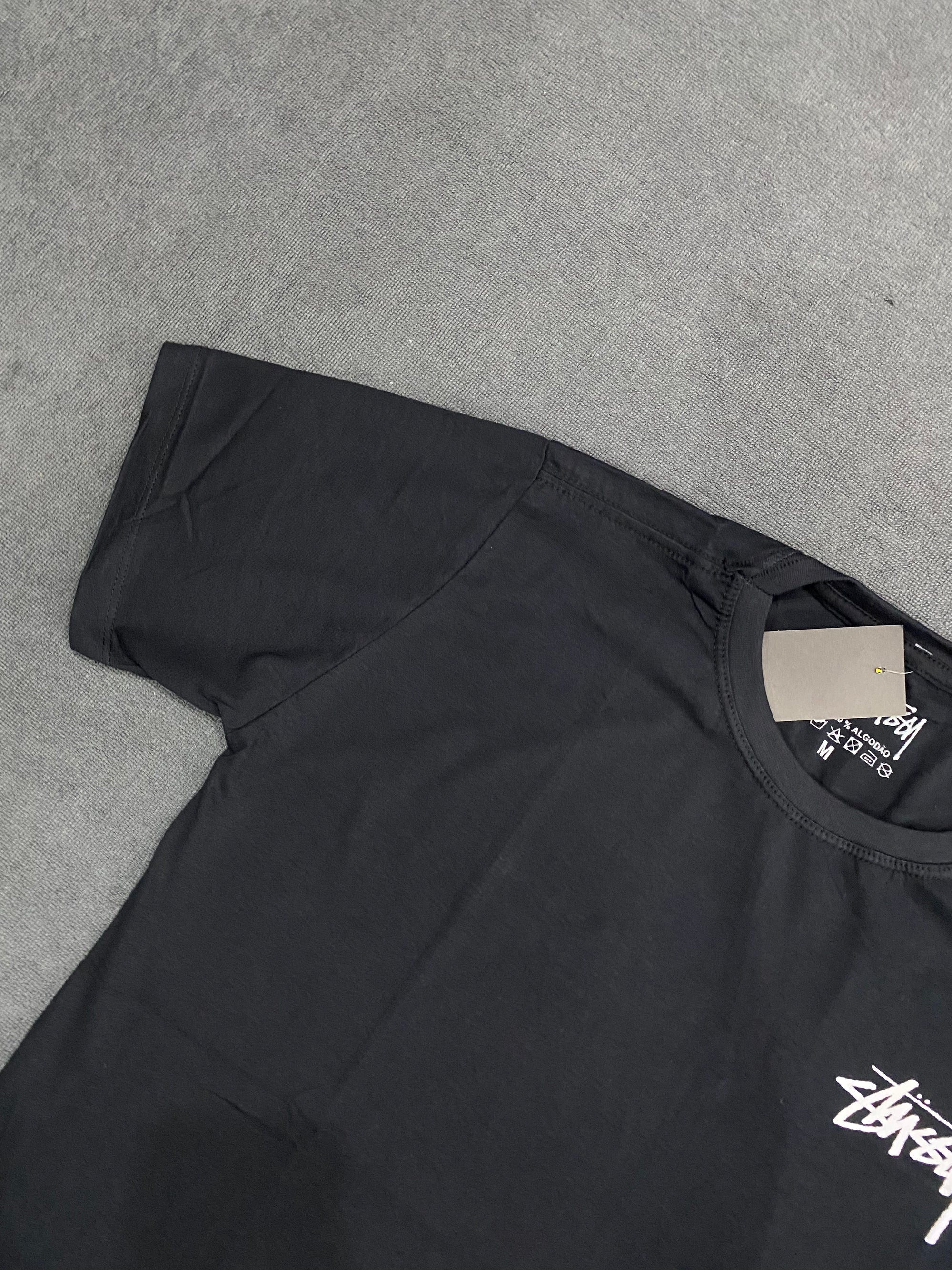 CAMISETA STUSSY LOGO - PRETA