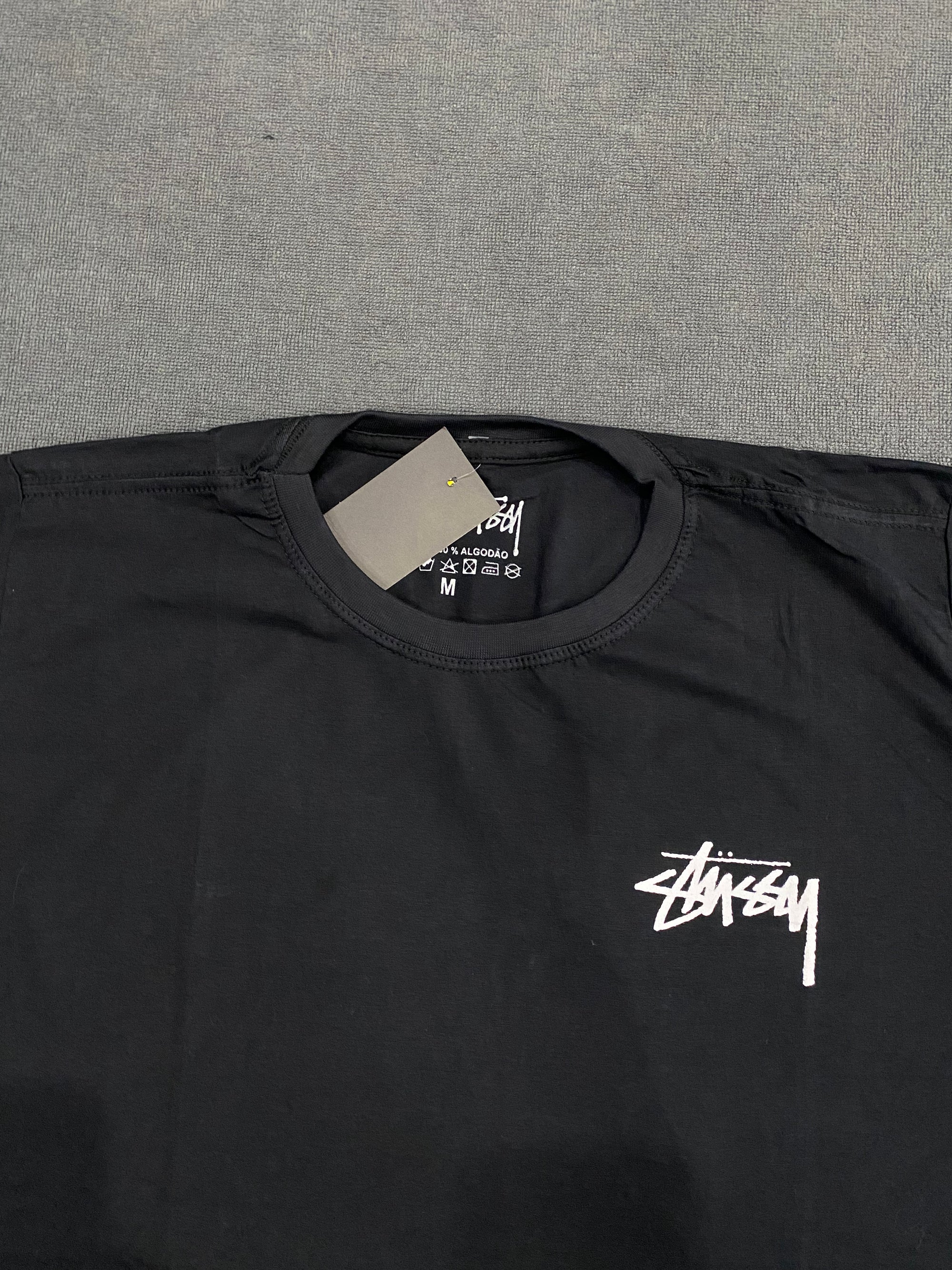 CAMISETA STUSSY LOGO - PRETA