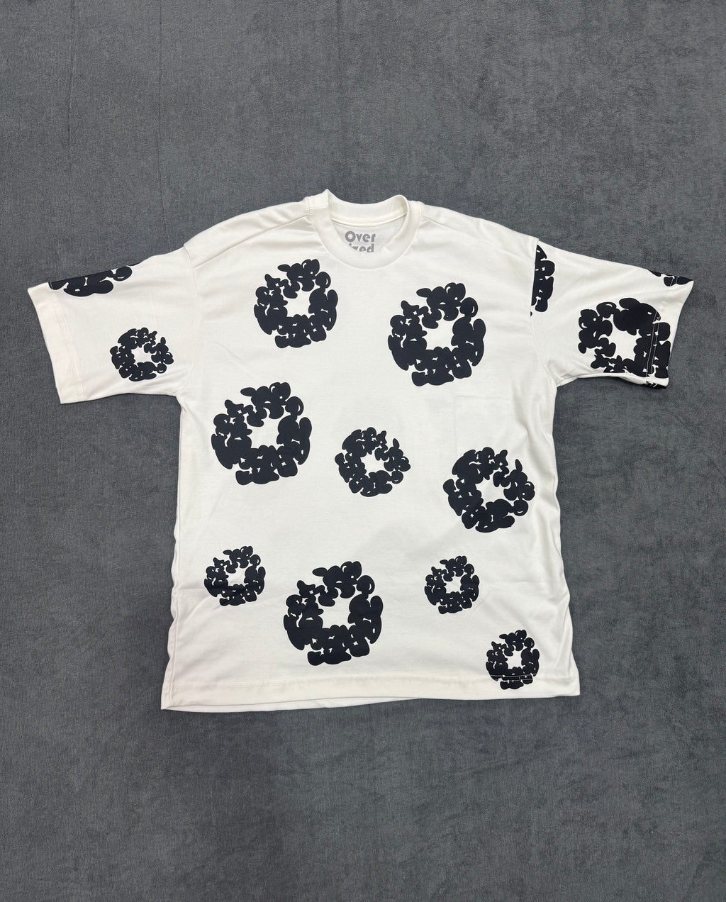 CAMISETA OVERSIZED DENIM TEARS - BRANCA