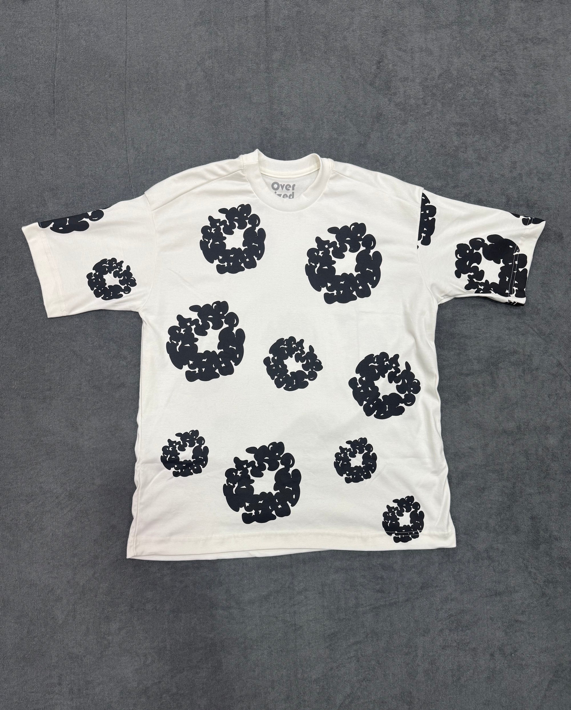 CAMISETA OVERSIZED DENIM TEARS - BRANCA