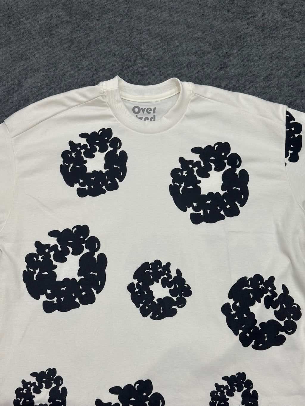 CAMISETA OVERSIZED DENIM TEARS - BRANCA