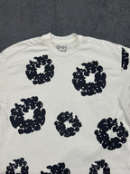 CAMISETA OVERSIZED DENIM TEARS - BRANCA