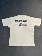 CAMISETA OVERSIZED BALENCIAGA - BRANCA