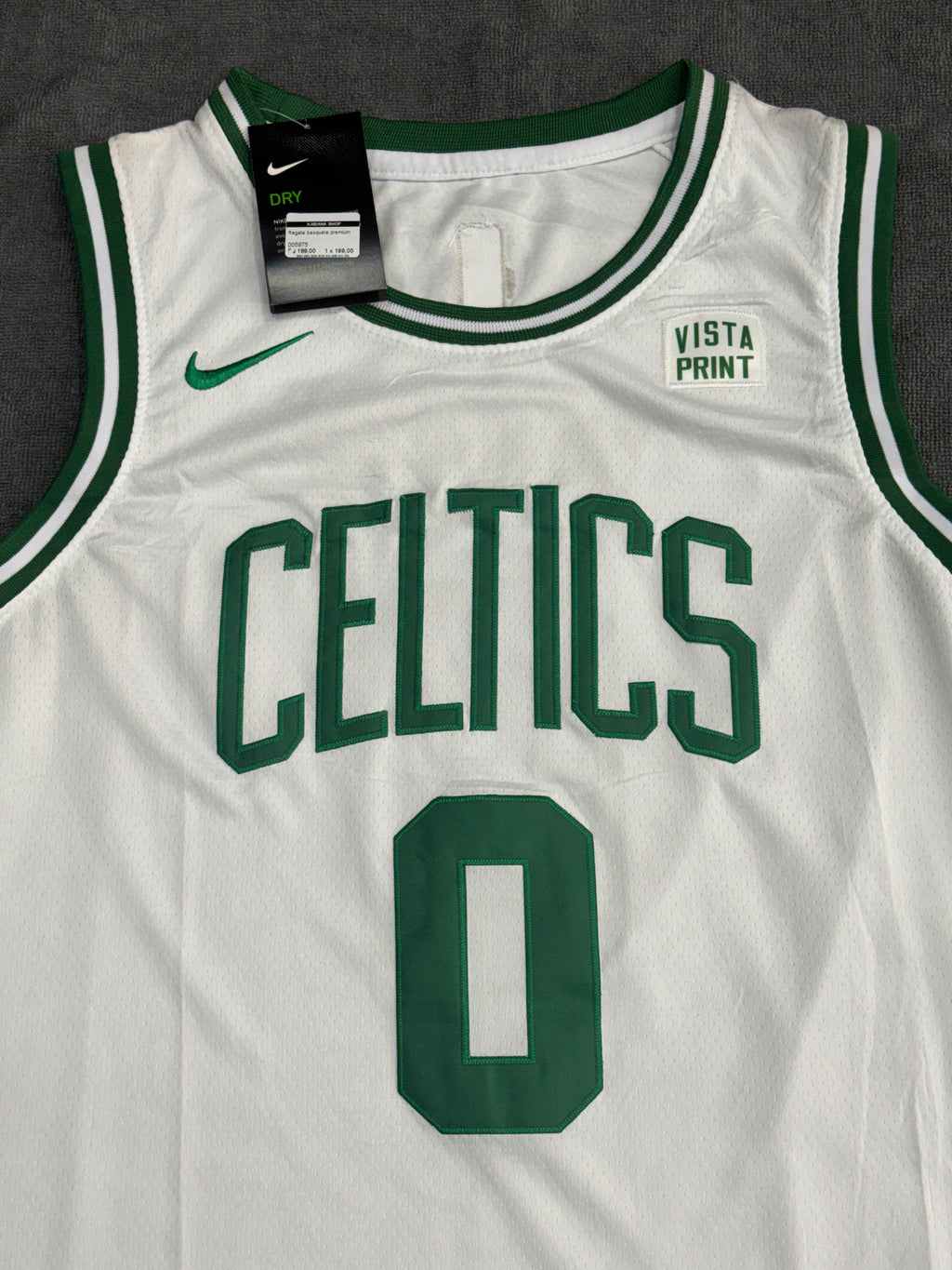 REGATA BASQUETE NK CELTICS - BRANCA