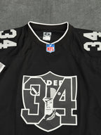 CAMISETA FUTEBOL AMERICANO RAIDERS 34 - PRETA