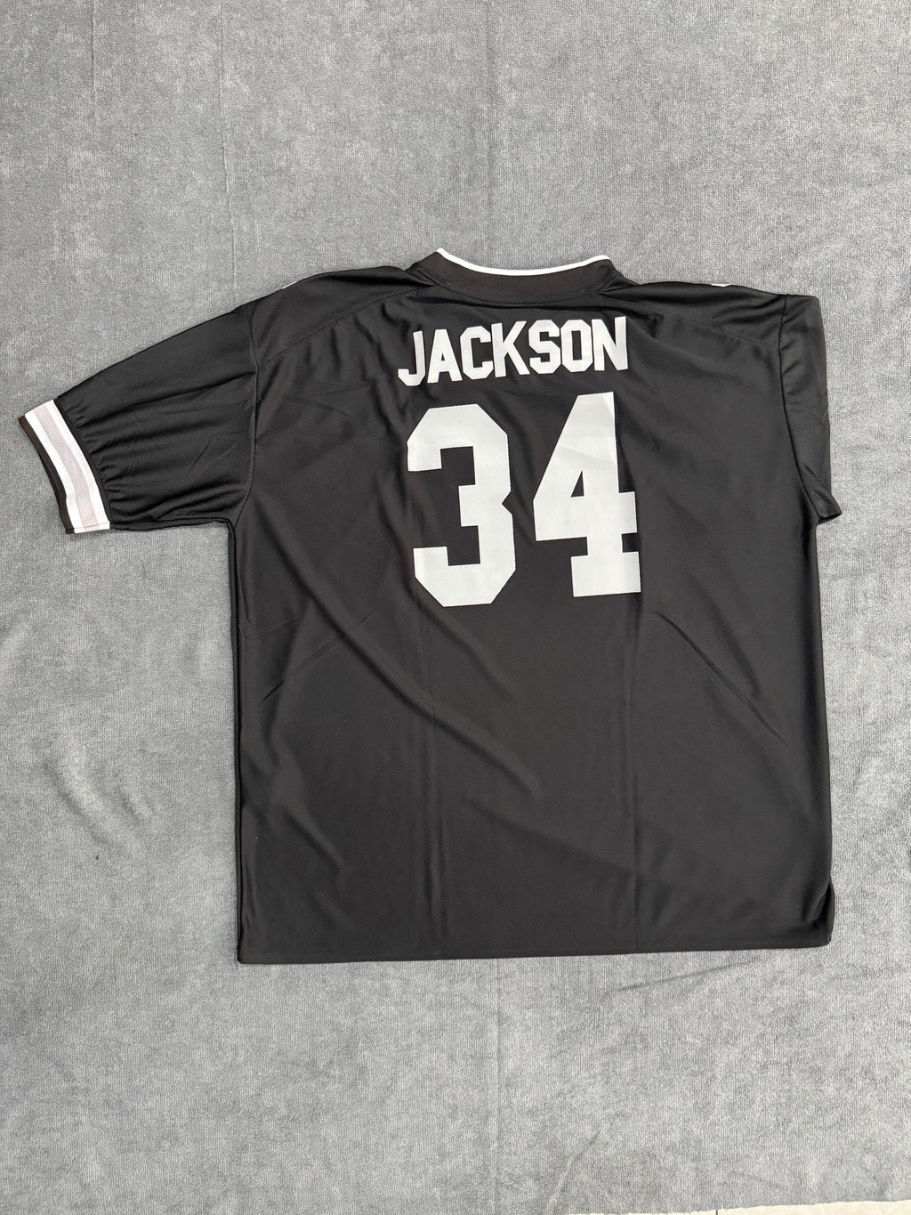 CAMISETA FUTEBOL AMERICANO RAIDERS 34 - PRETA