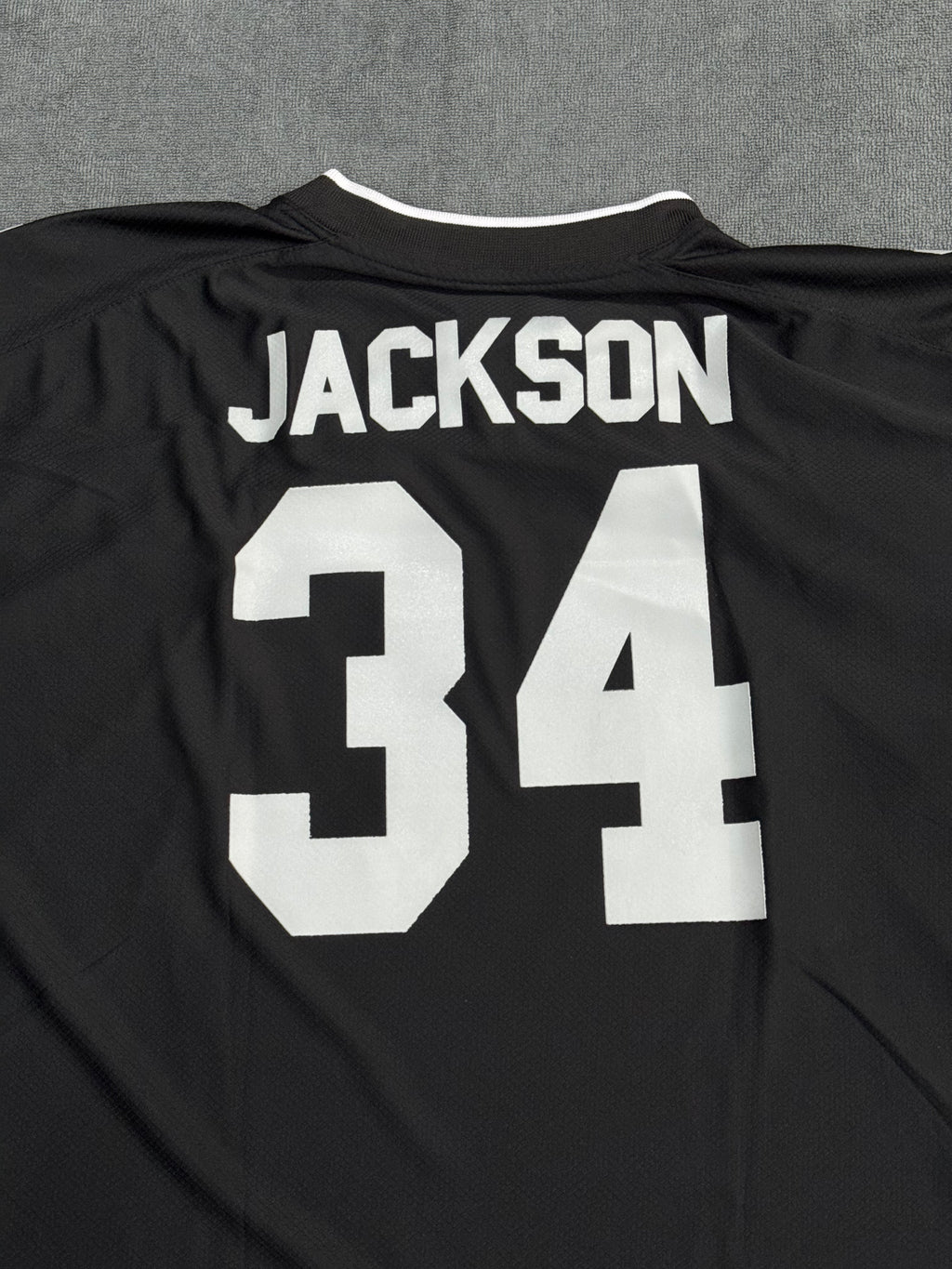 CAMISETA FUTEBOL AMERICANO RAIDERS 34 - PRETA