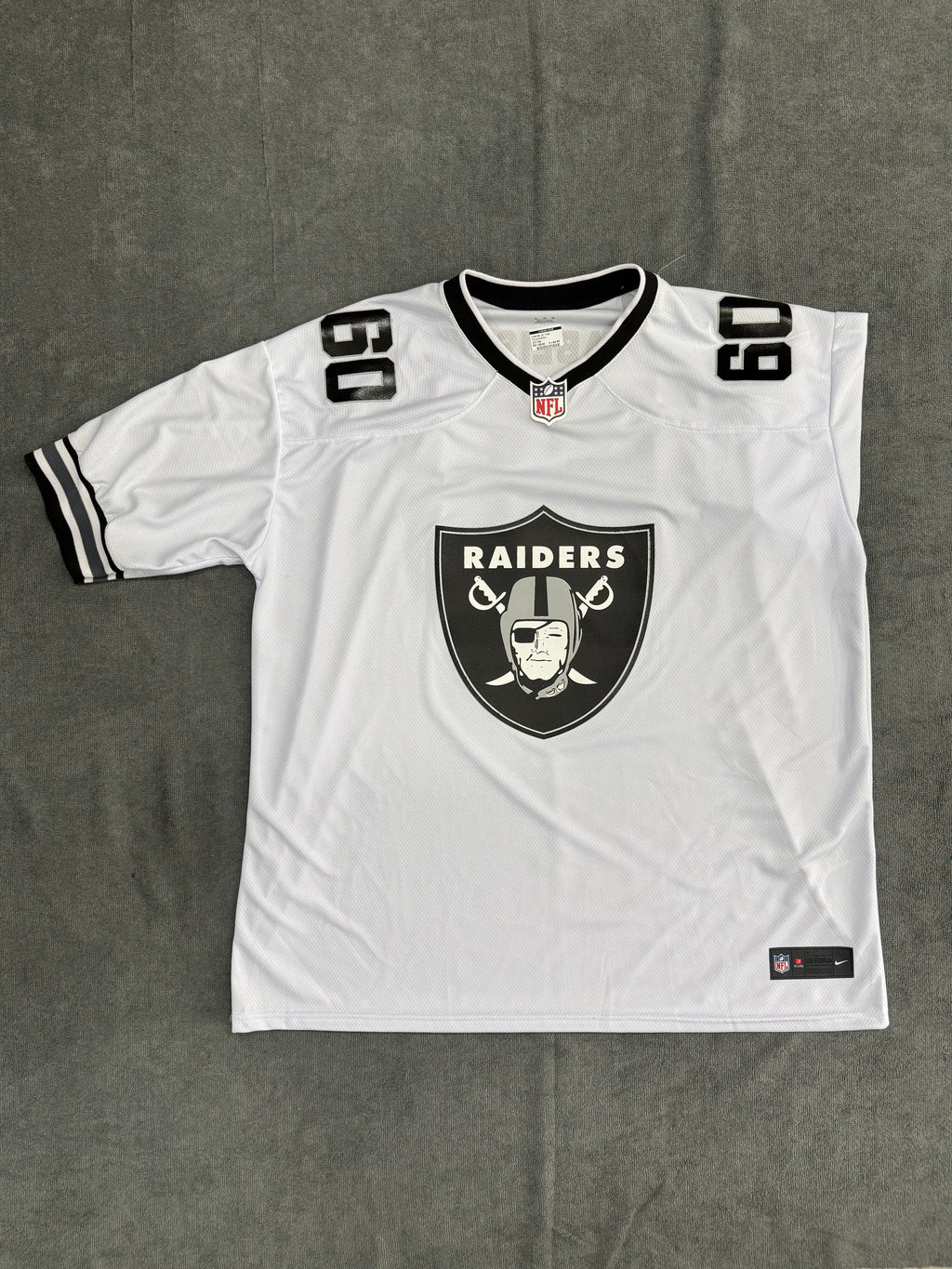 CAMISETA FUTEBOL AMERICANO RAIDERS - BRANCA