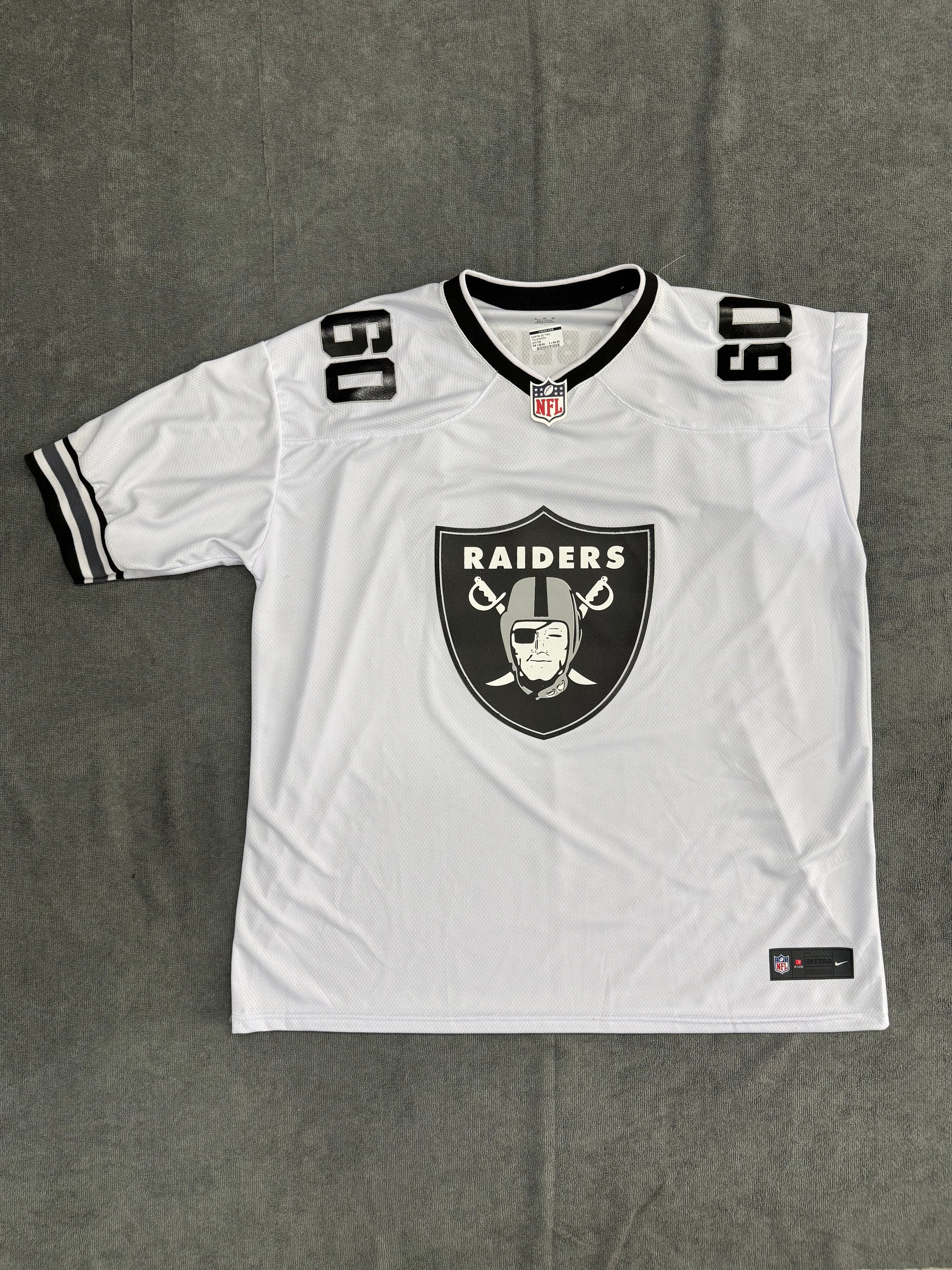 CAMISETA FUTEBOL AMERICANO RAIDERS - BRANCA