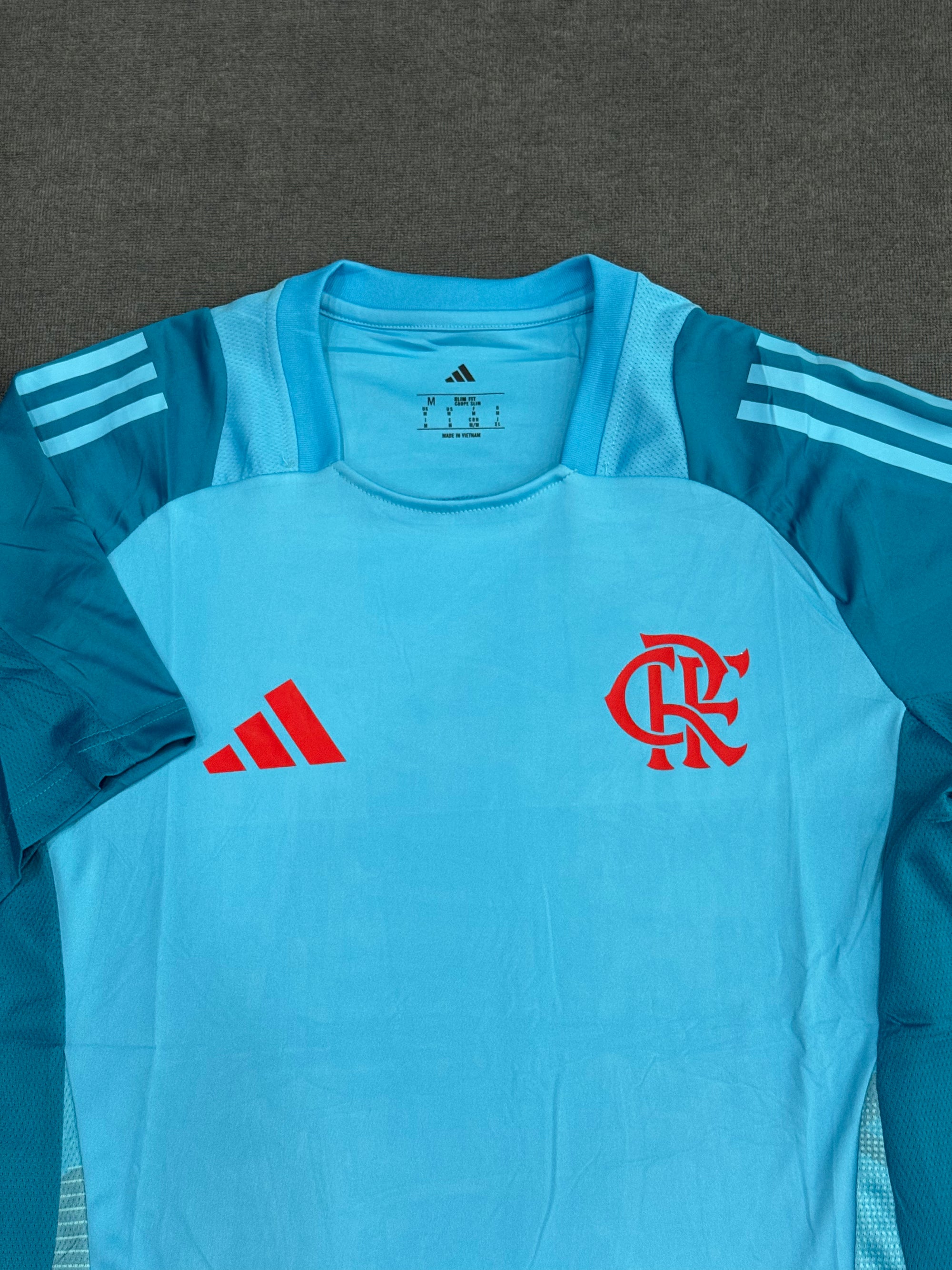 CAMISA FLAMENGO TREINO - AZUL CLARO