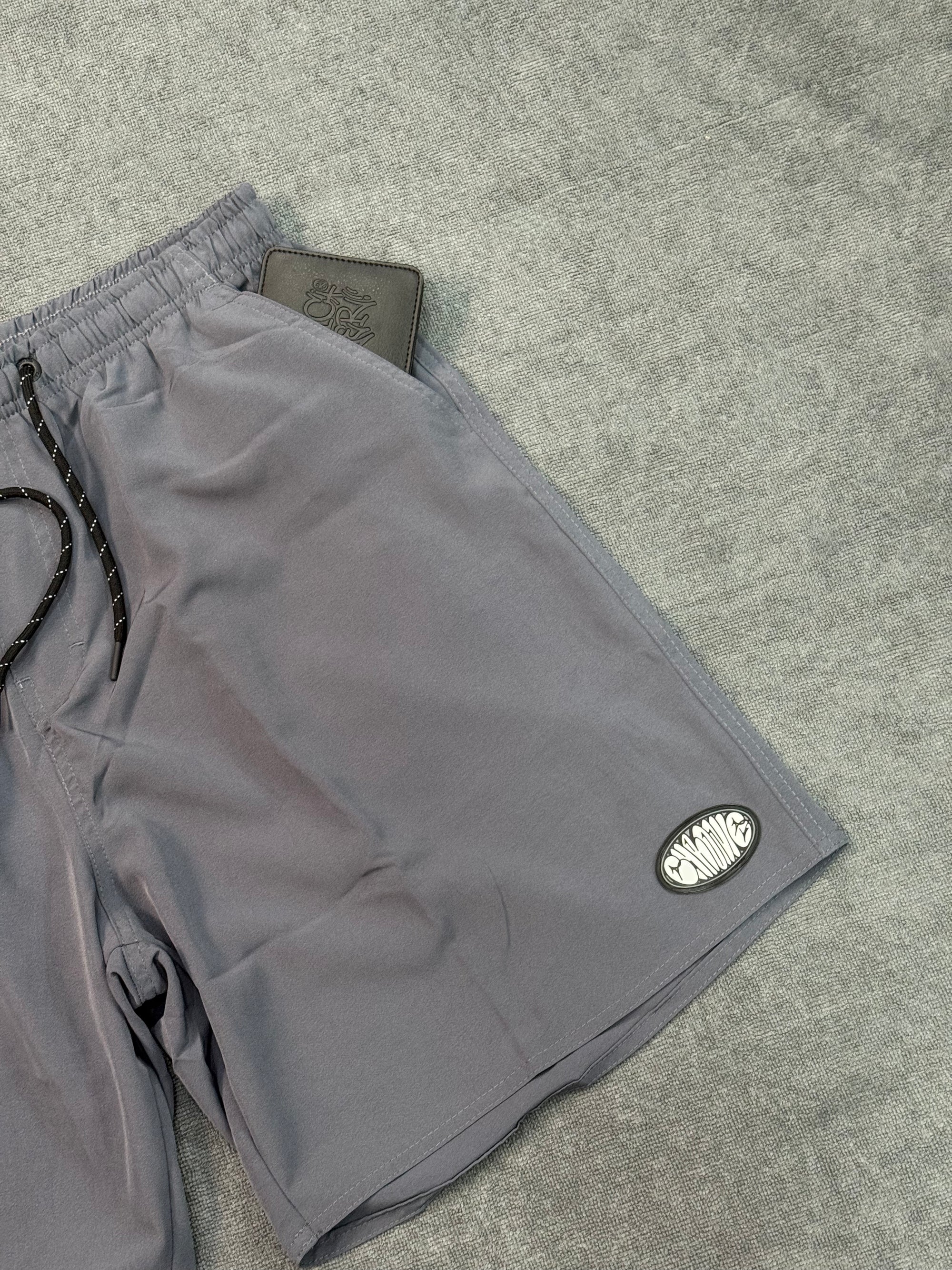 SHORT CHRONIC CHORA AGORA RI DEPOIS - CINZA