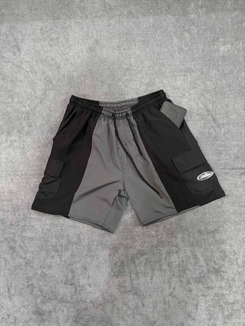 SHORT CHRONIC CARGO - PRETO/CINZA