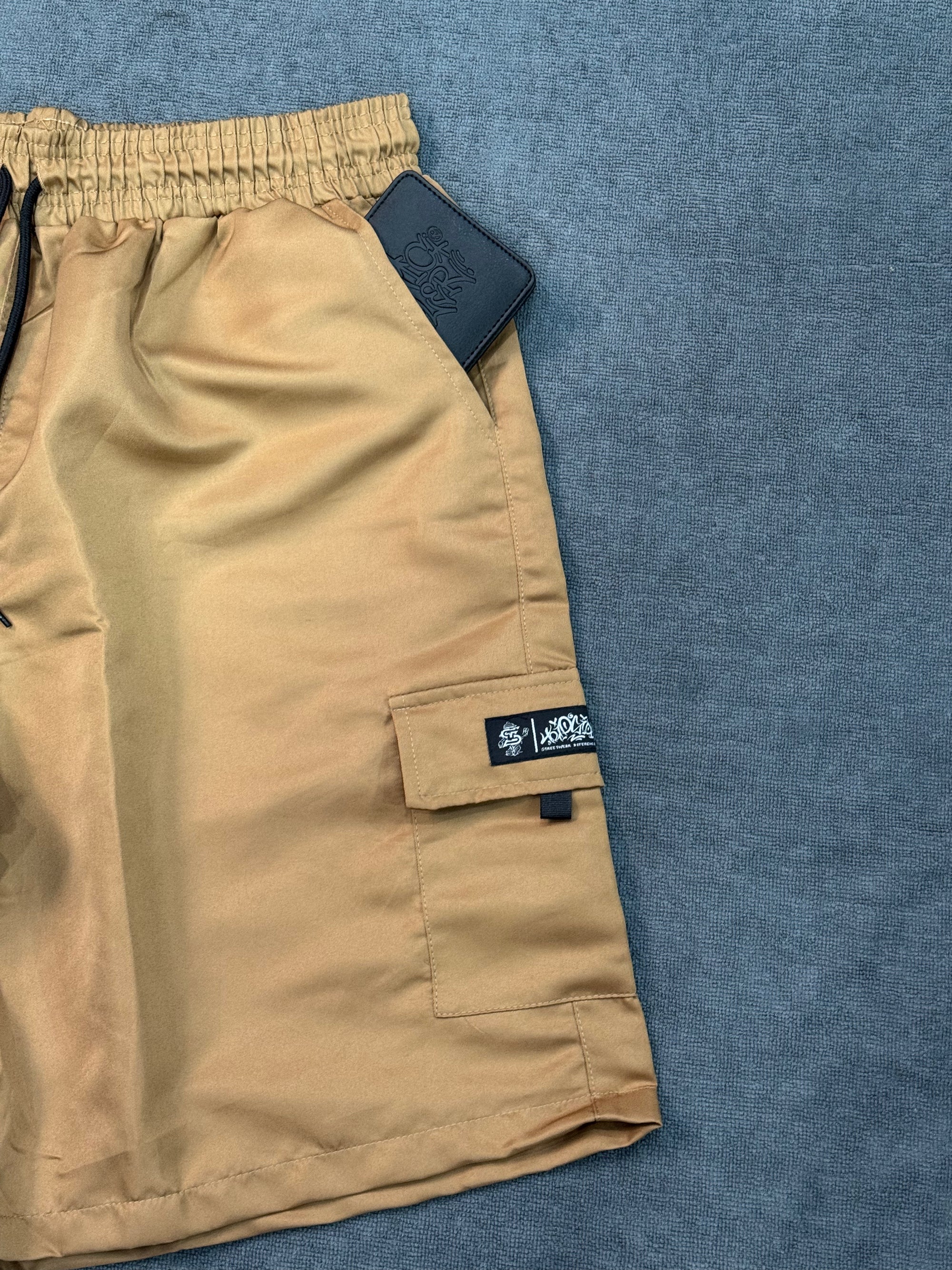 SHORT TRIP SIDE CARGO - BEGE