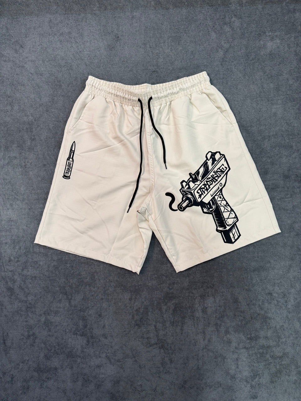 SHORT TRIP SIDE UZI - BEGE